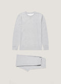 Men's Loopback Tracksuit in Grey Melange