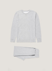 Men's Loopback Tracksuit in Grey Melange
