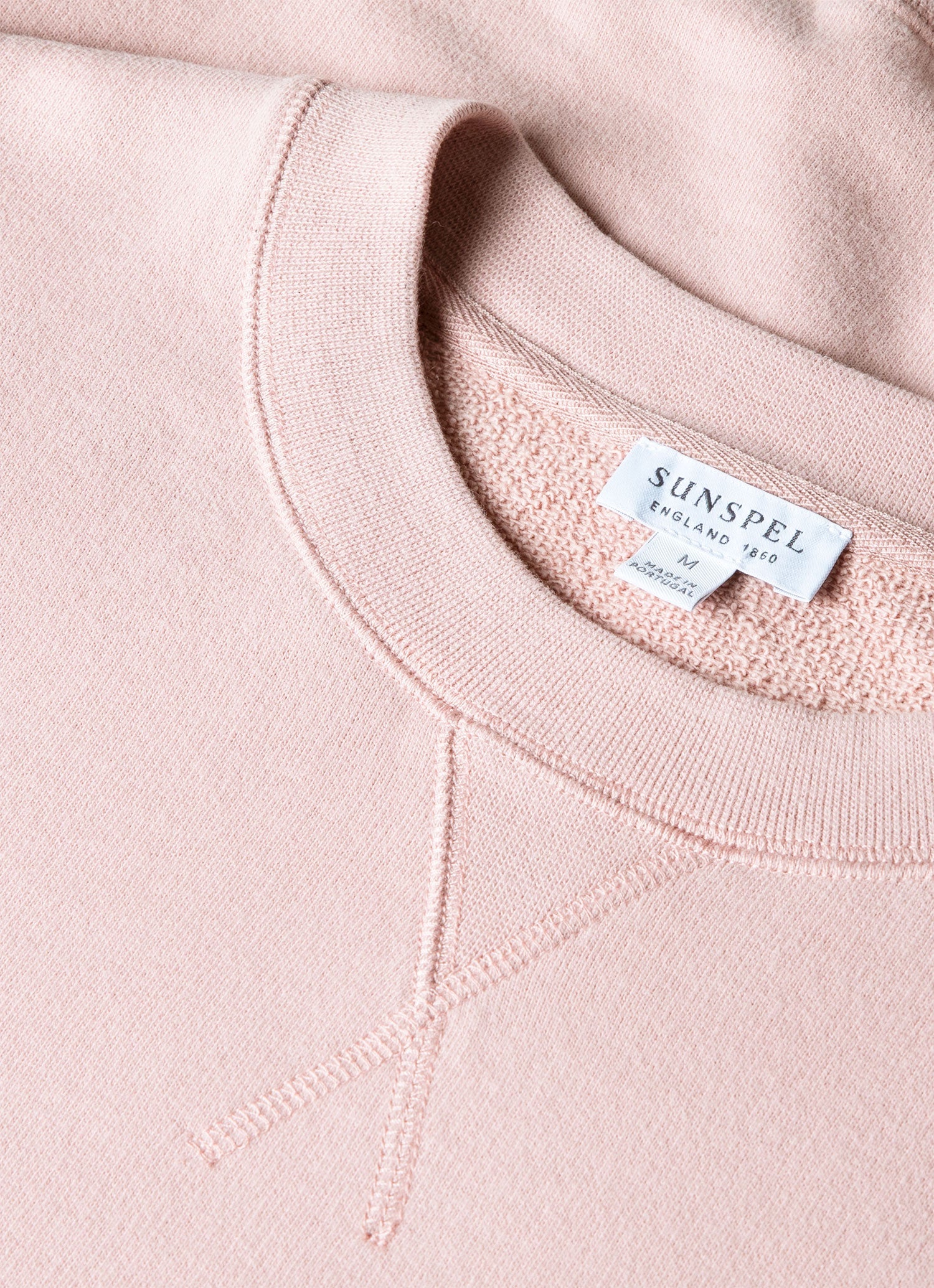 Men's Loopback Sweatshirt in Shell Pink