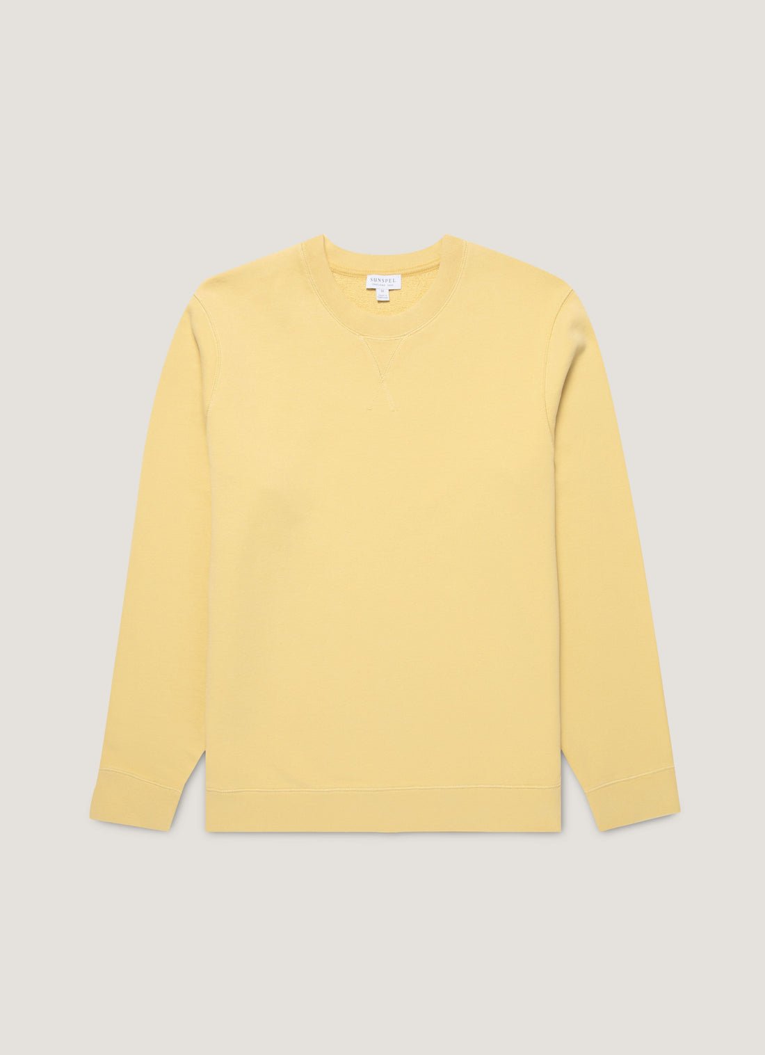 Men's Loopback Sweatshirt in Dusty Yellow