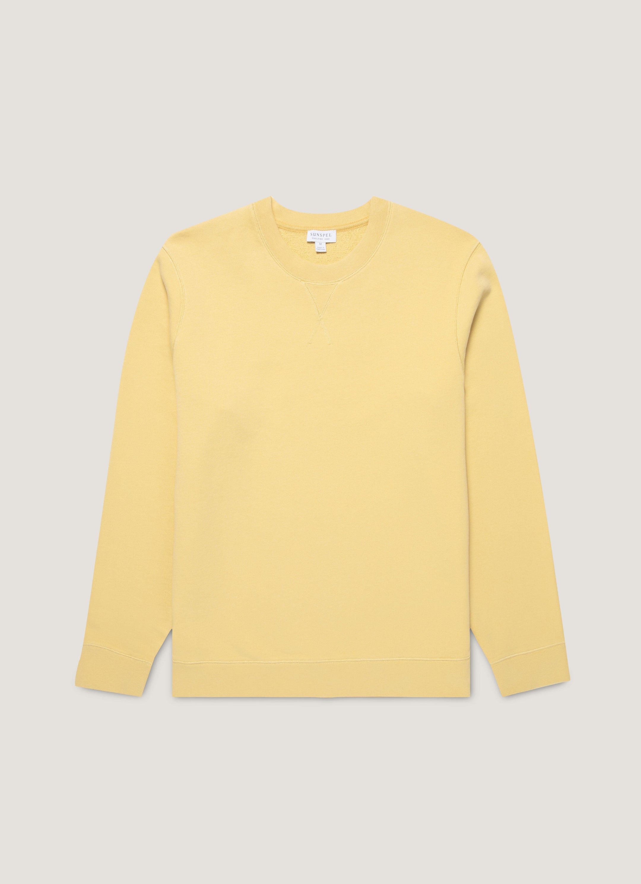Men's Loopback Sweatshirt in Dusty Yellow