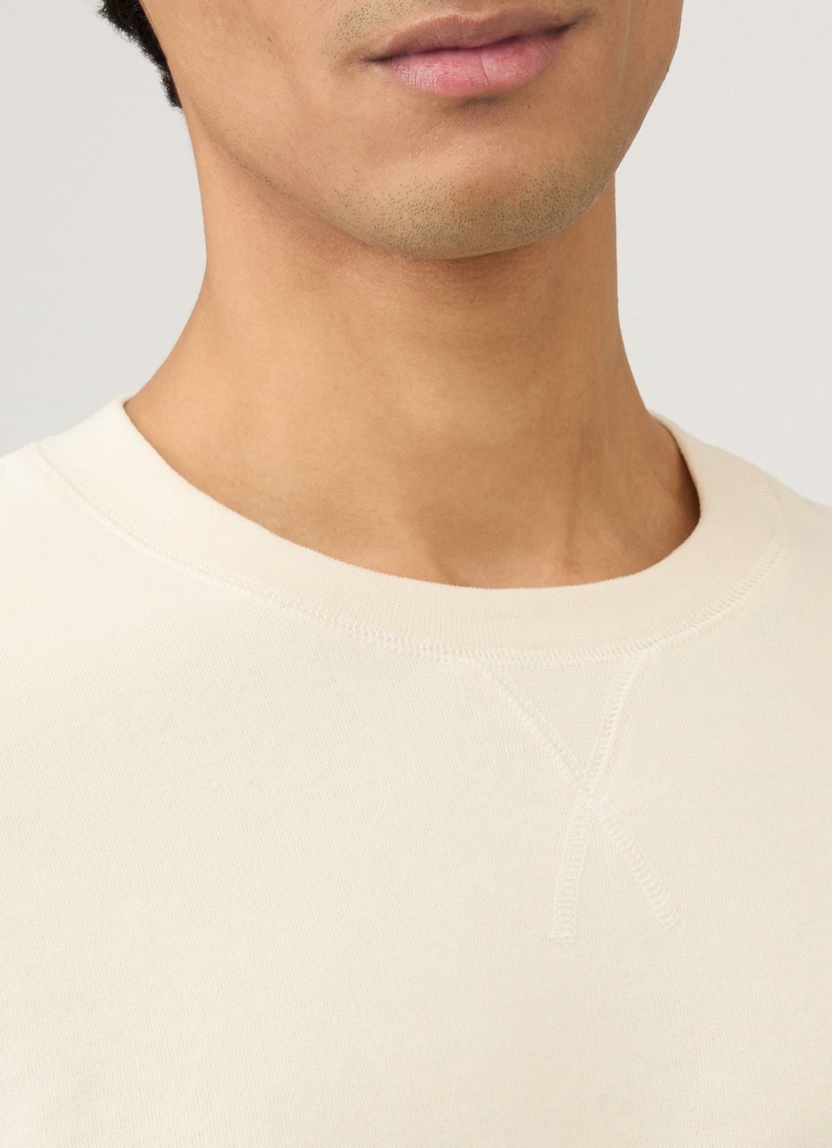 Men's Undyed Loopback Sweatshirt in Undyed