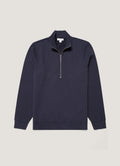 Men's Half Zip Loopback Sweatshirt in Navy