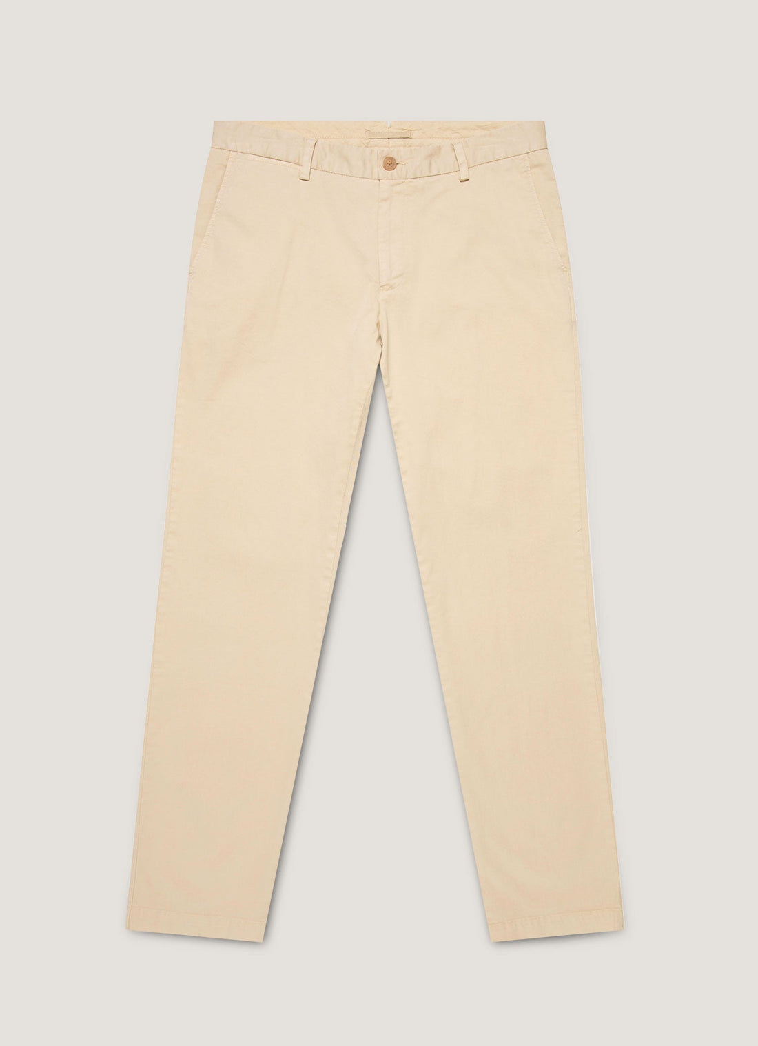 Men's Slim Fit Chino in Light Stone