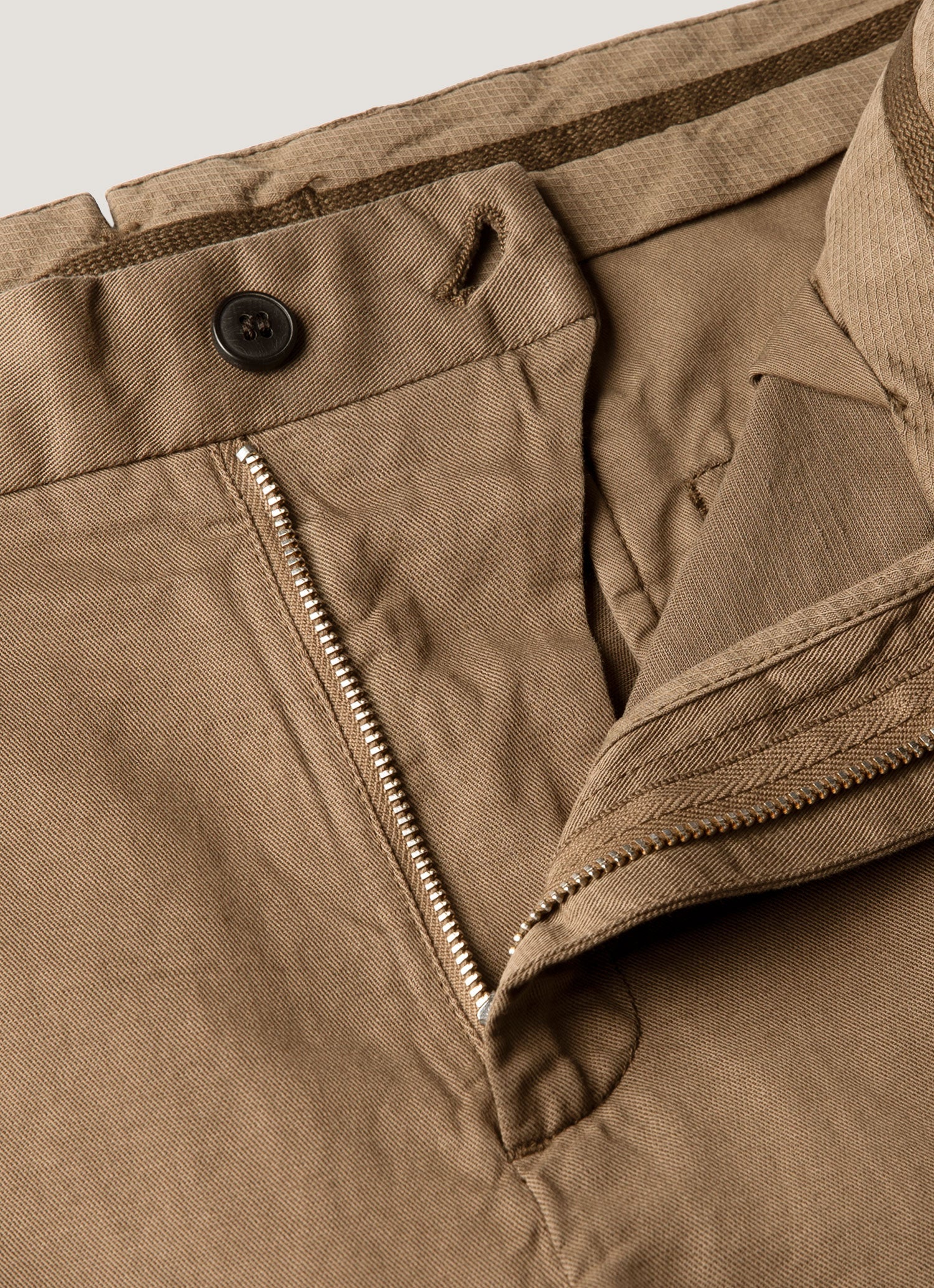 Men's Cotton Linen Two-Piece Suit in Dark Cedar