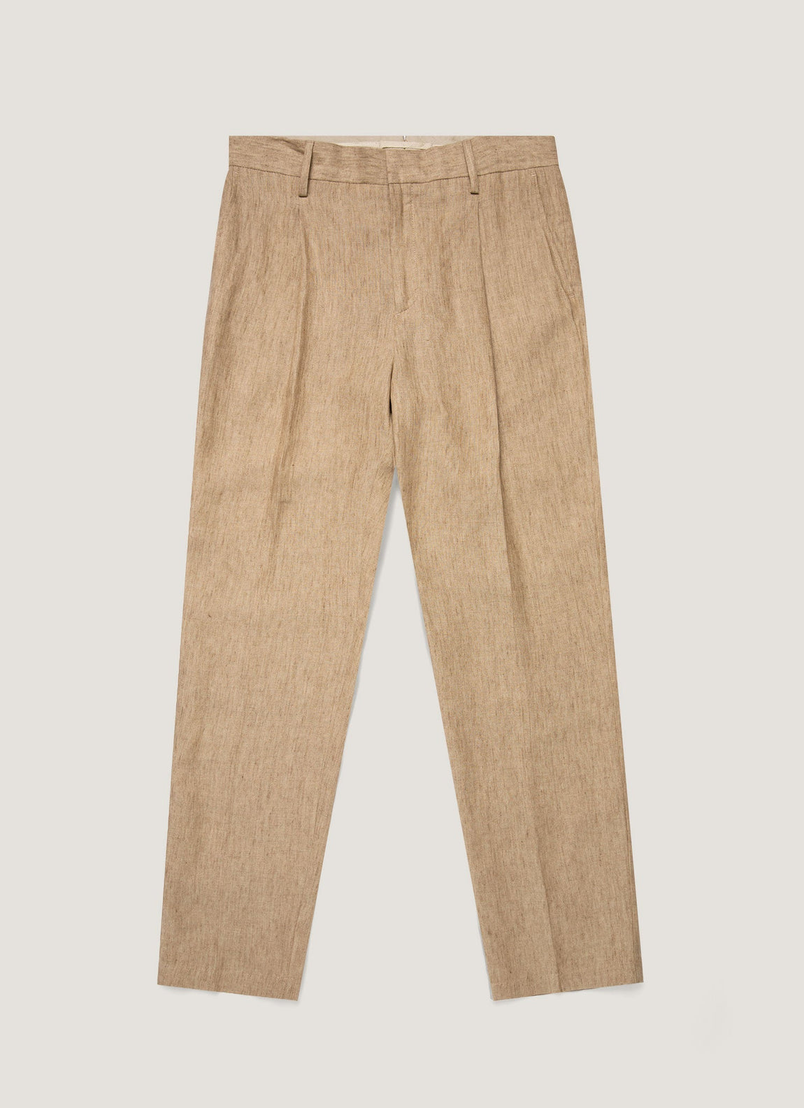 Men's Linen Two-Piece Suit in Dune Melange