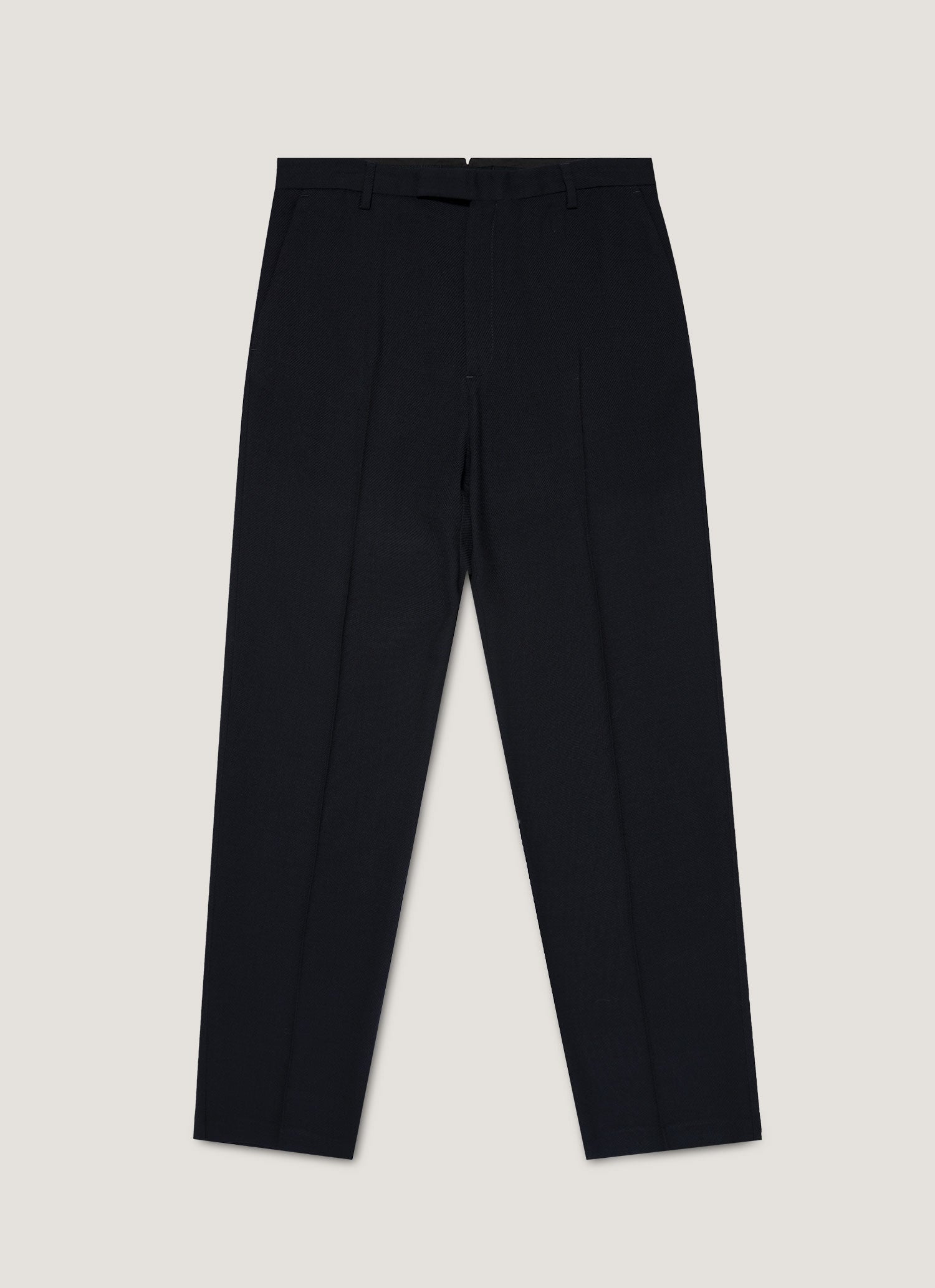 Men's Textured Wool Two-Piece Suit in Navy