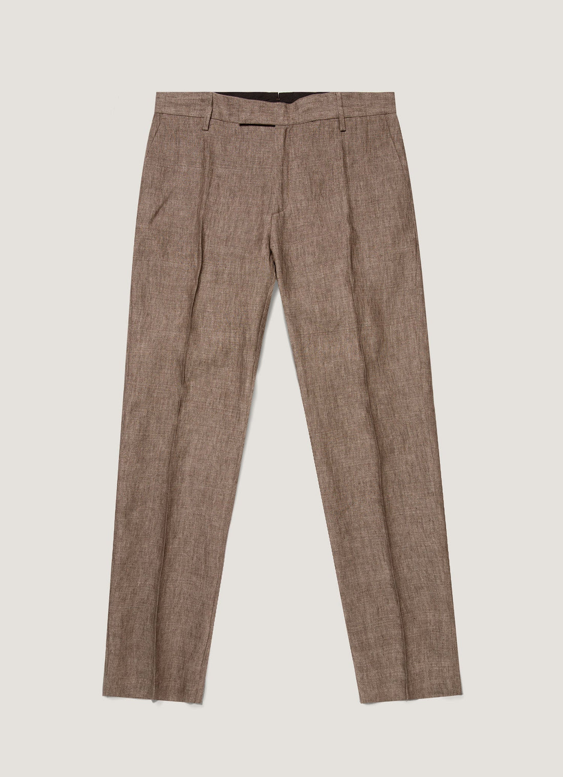 Men's Linen Trouser in Dark Walnut