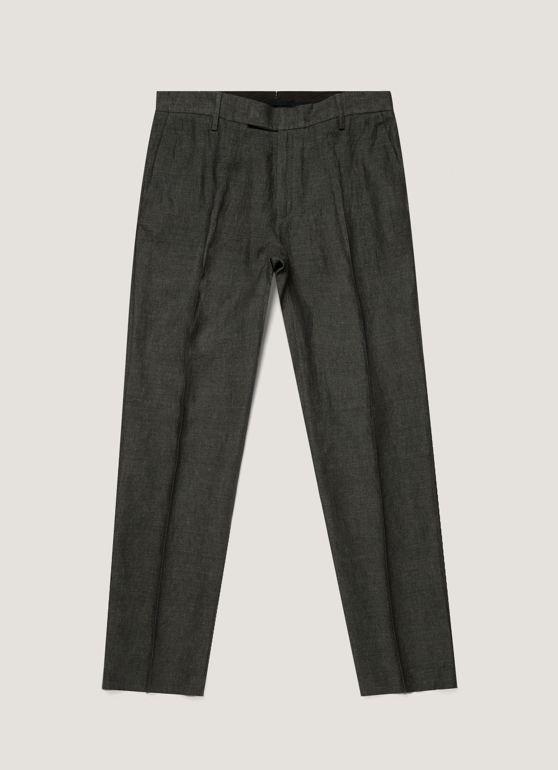 Men's Linen Trouser in Forest