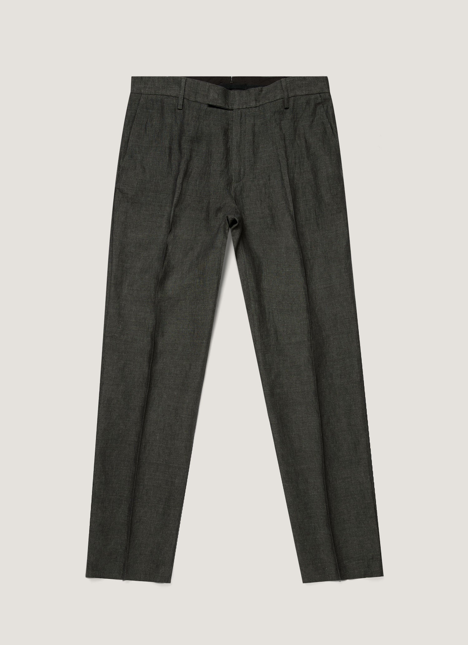 Men's Linen Trouser in Forest