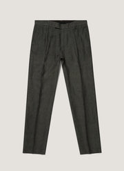 Men's Linen Two-Piece Suit in Forest