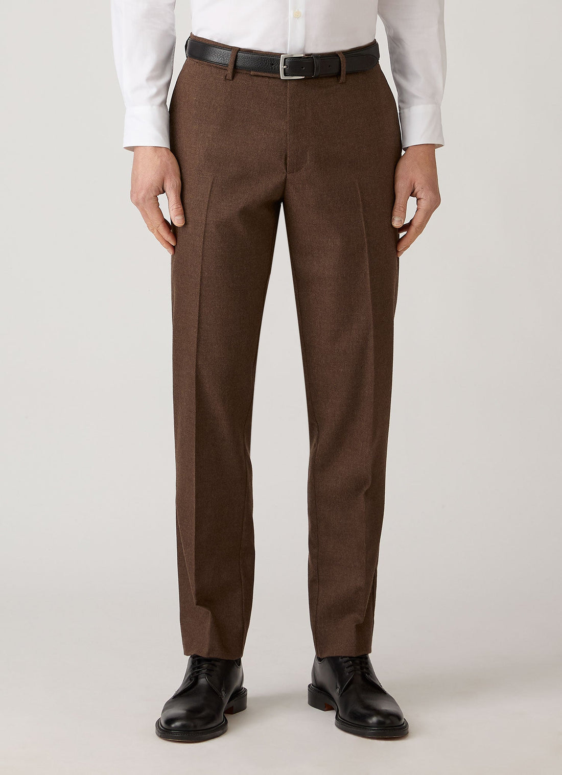 Pantalon en flanelle laine et cachemire