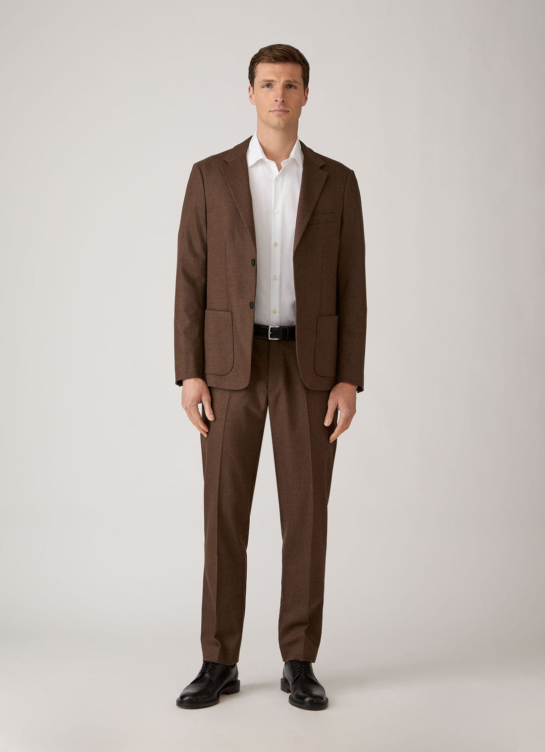Pantalon en flanelle laine et cachemire