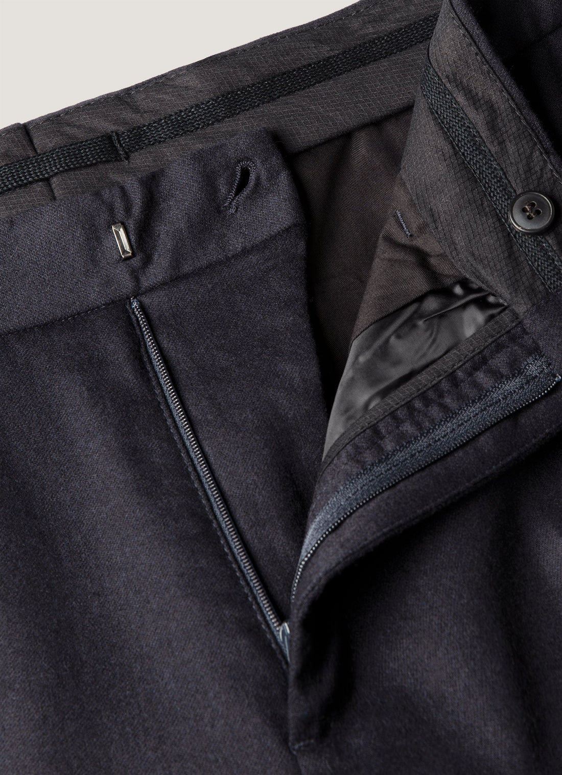 Pantalon en flanelle laine et cachemire