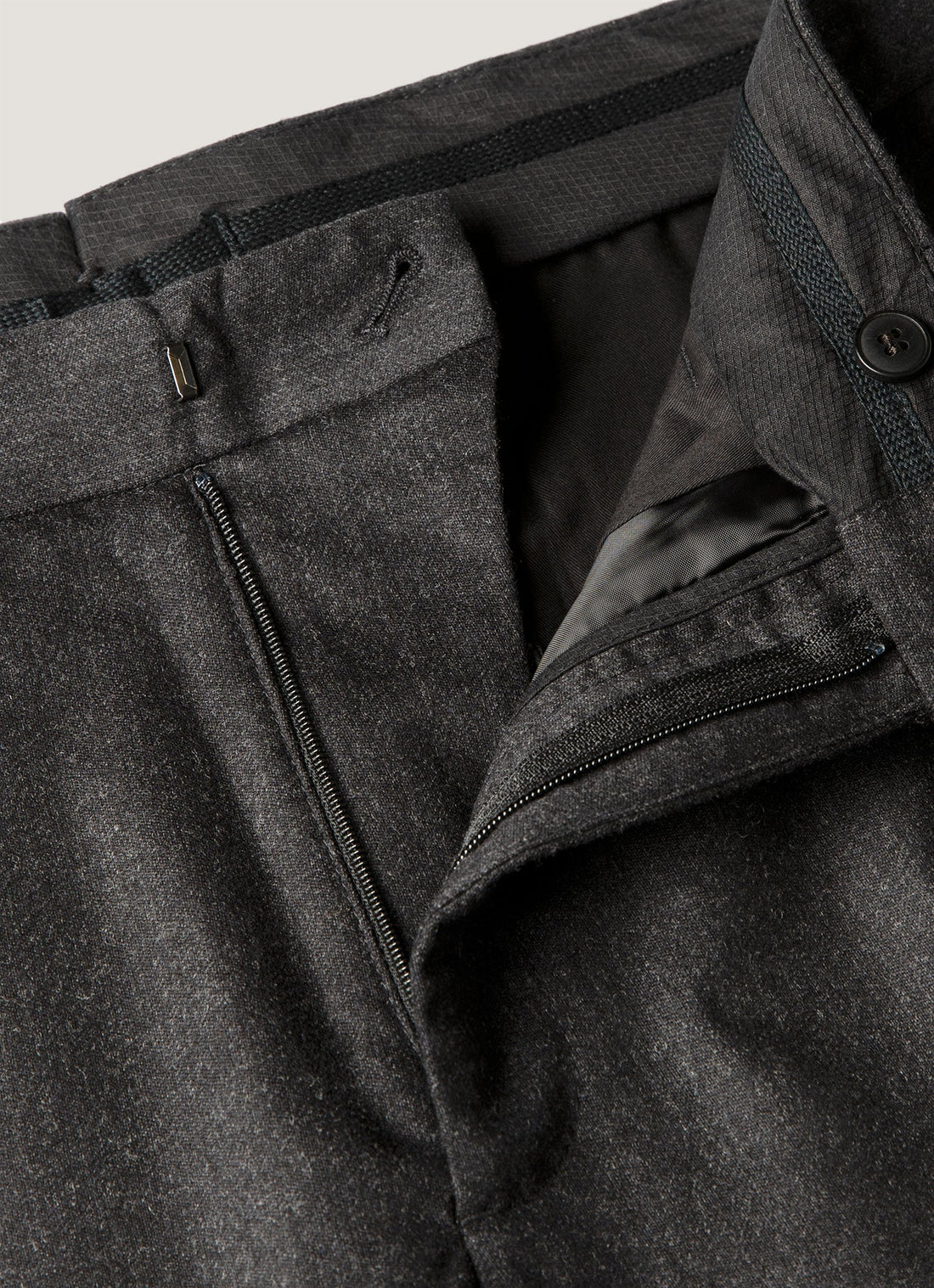 Pantalon en flanelle laine et cachemire