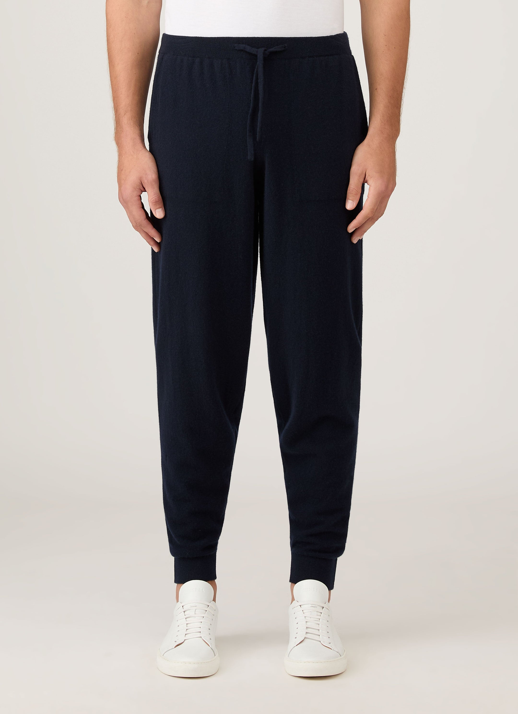 Men's Cashmere Lounge Pant in Navy