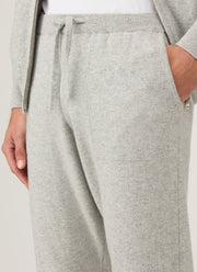 Men's Cashmere Lounge Pant in Grey Melange
