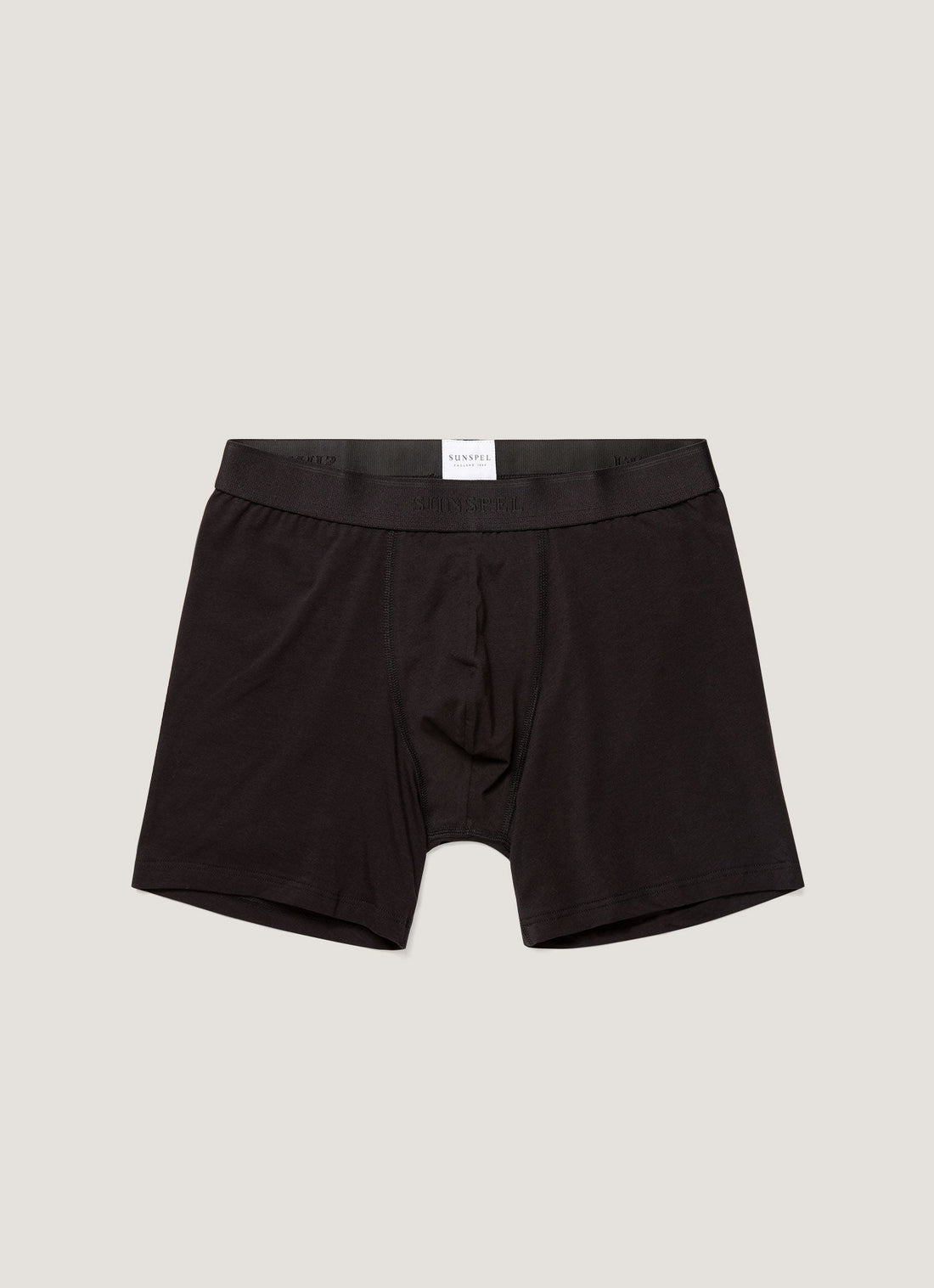 Boxer long en coton stretch