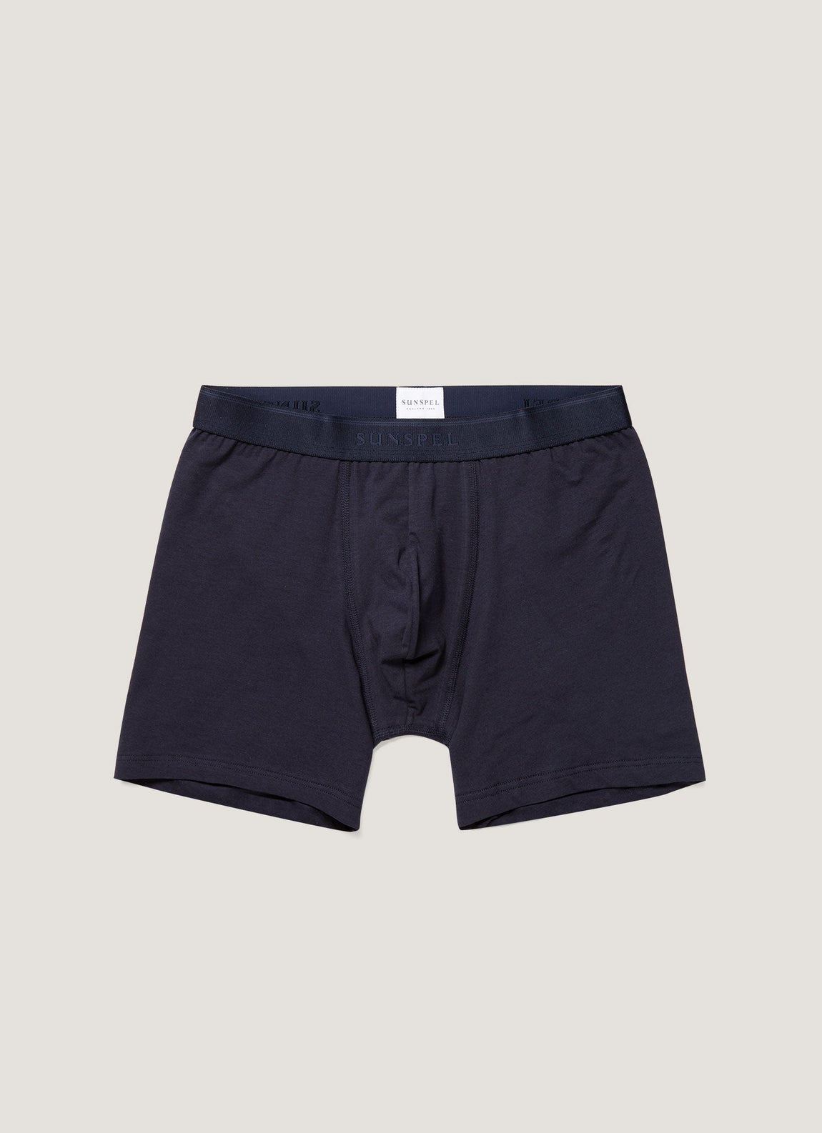 Men's Stetch Cotton Boxer Briefs in Navy