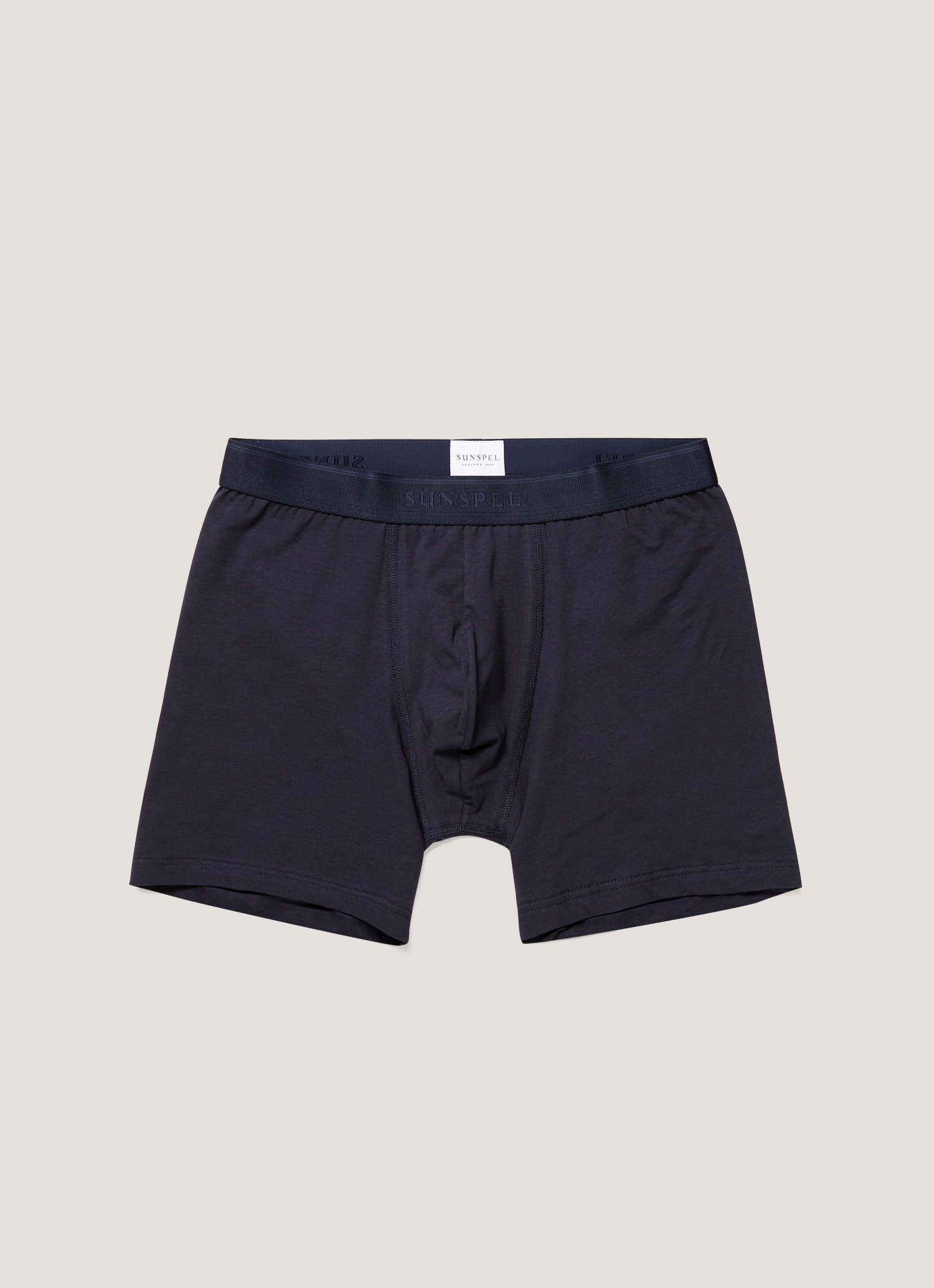Men's Stetch Cotton Boxer Briefs in Navy