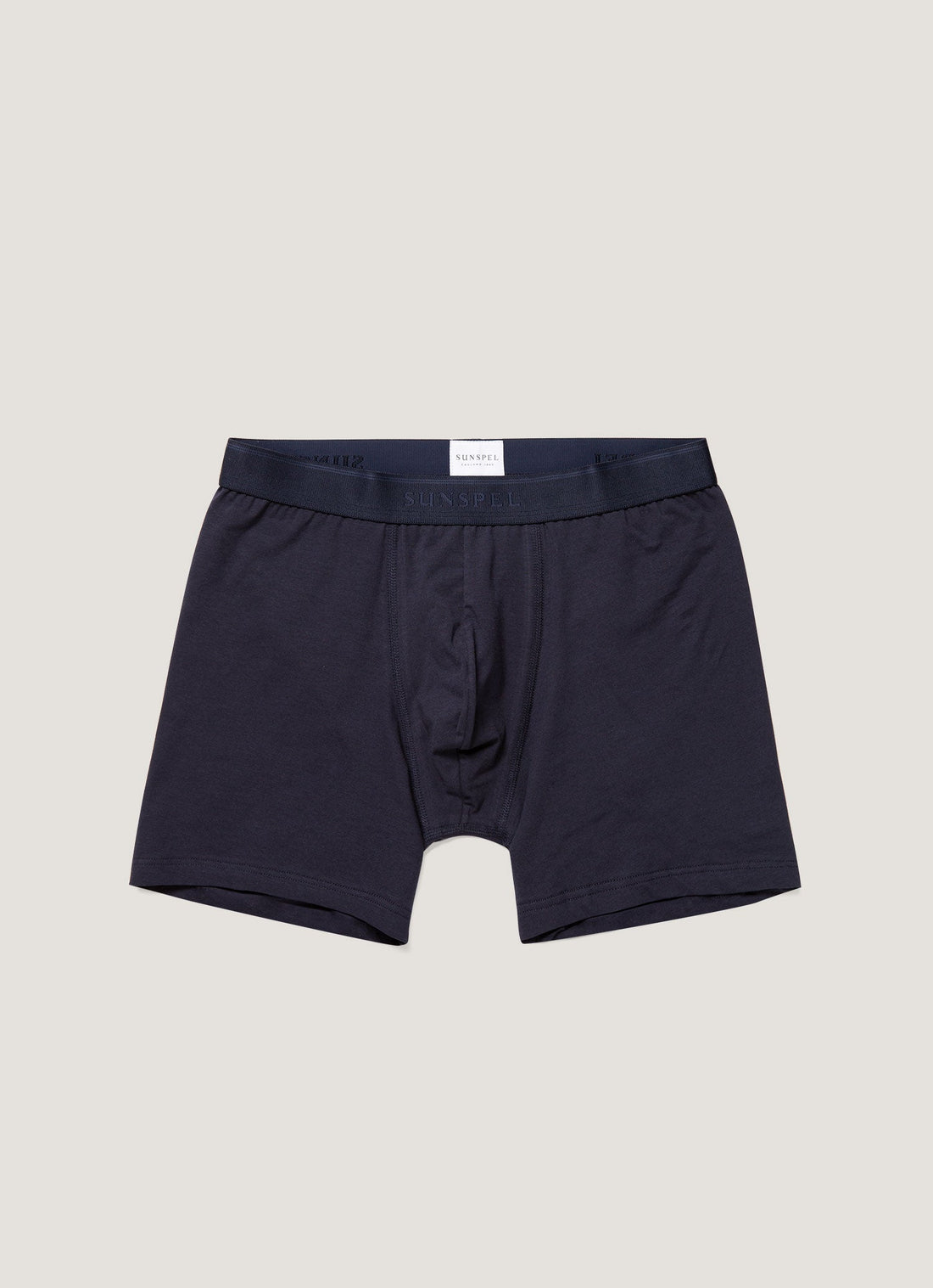 Boxer long en coton stretch