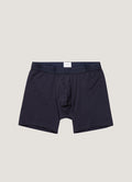 Men's Stretch Cotton Boxer Briefs in Navy