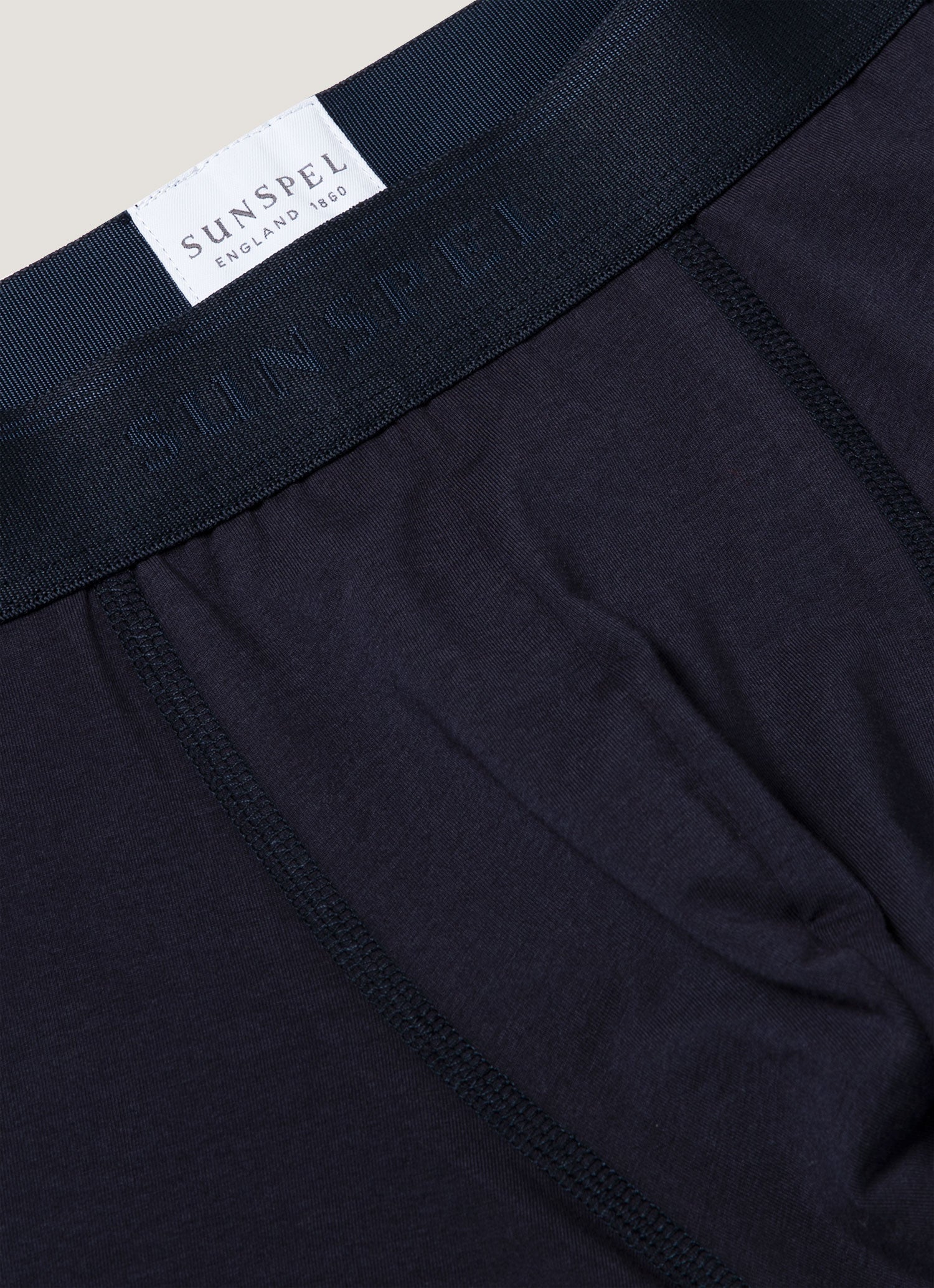 Men's Stetch Cotton Boxer Briefs in Navy