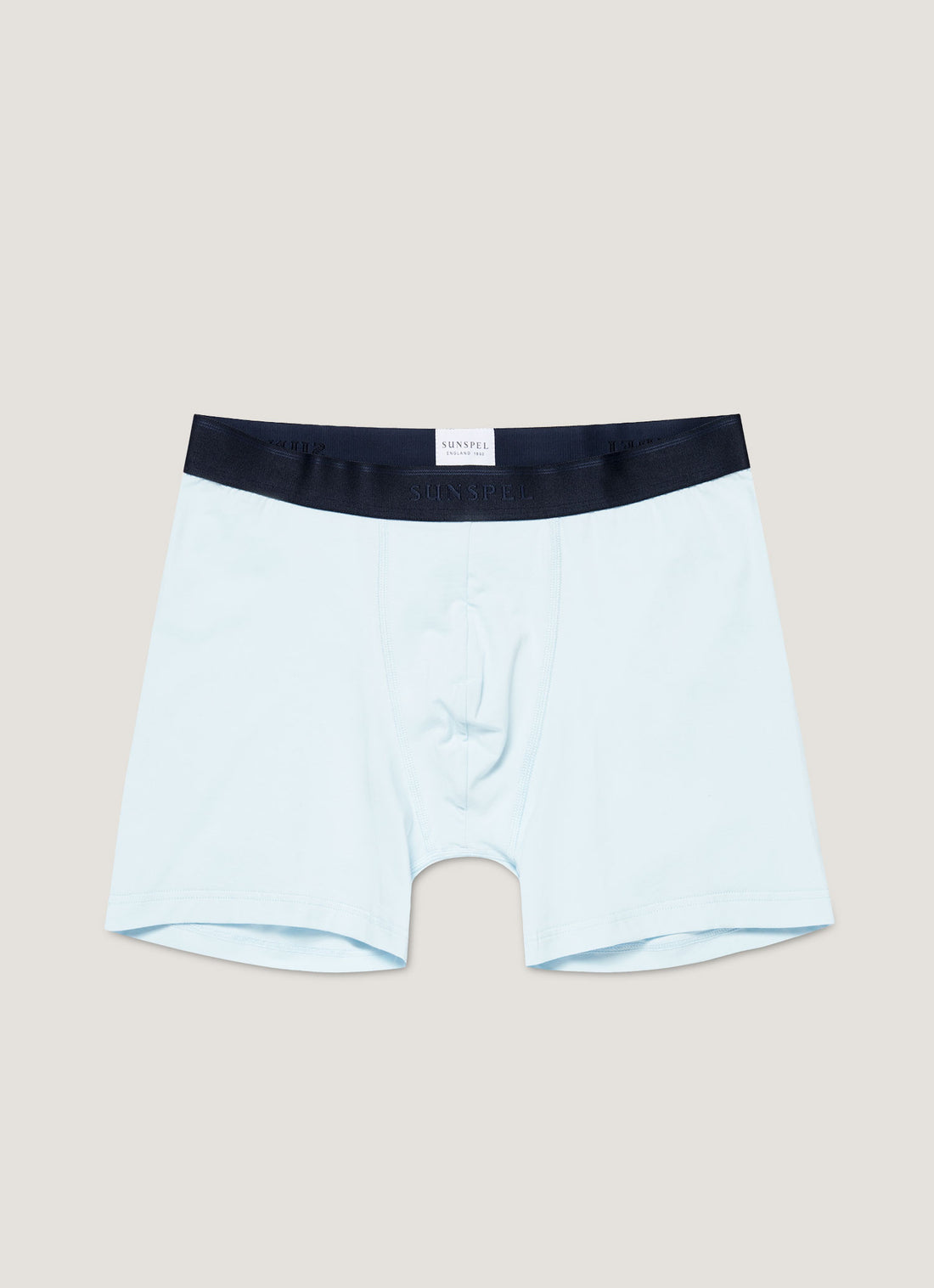 Boxer long en coton stretch