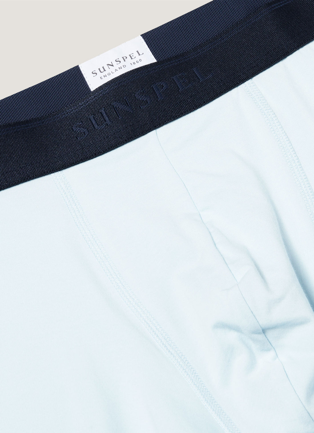 Boxer long en coton stretch