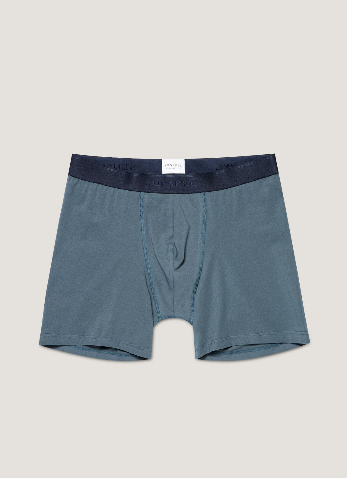 Men's Stetch Cotton Boxer Briefs in Dark Petrol