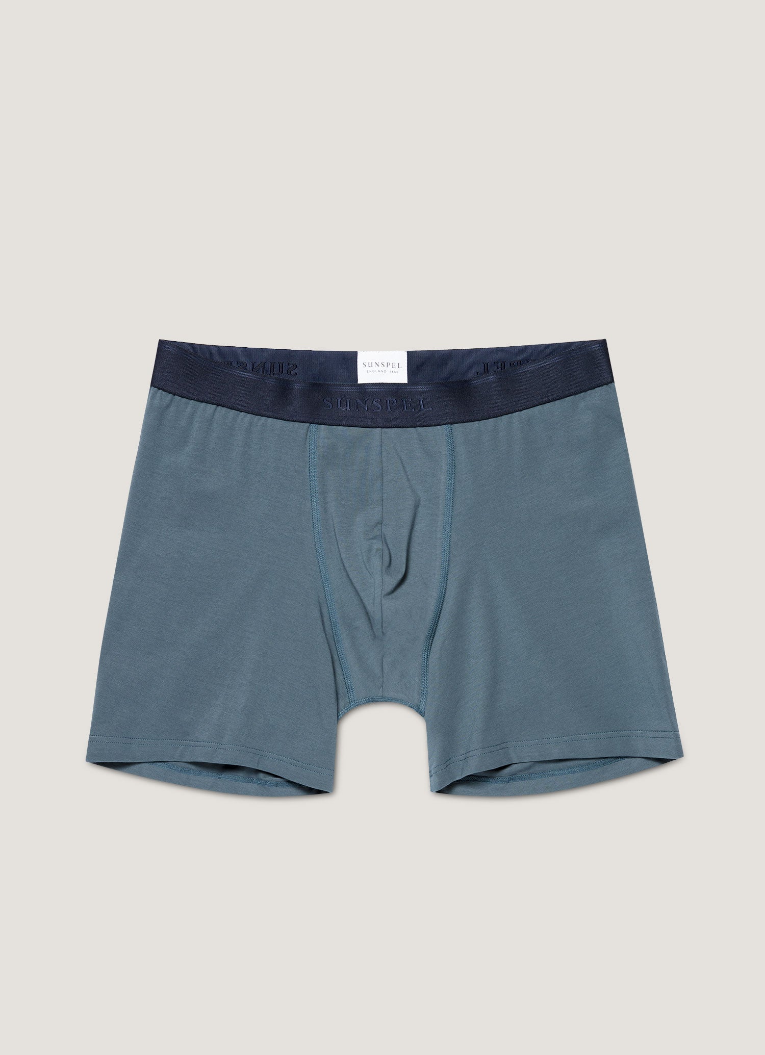 Men's Stetch Cotton Boxer Briefs in Dark Petrol
