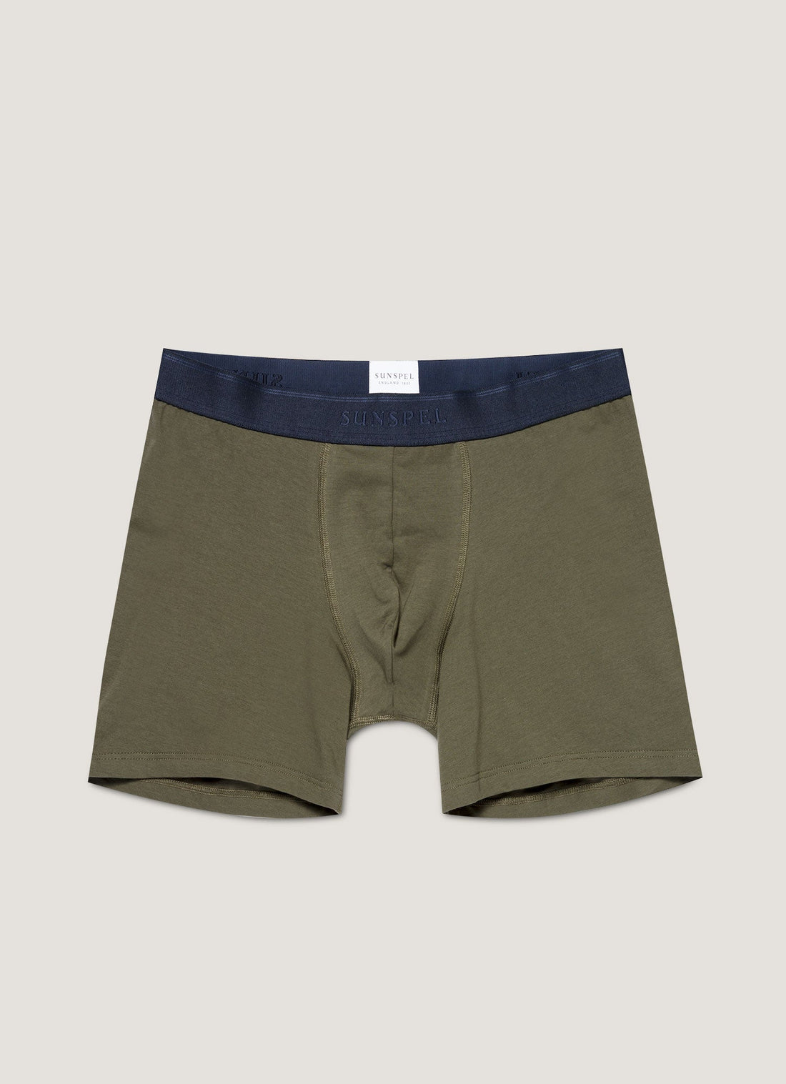 Men's Stetch Cotton Boxer Briefs in Khaki