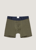 Men's Stretch Cotton Boxer Briefs in Khaki