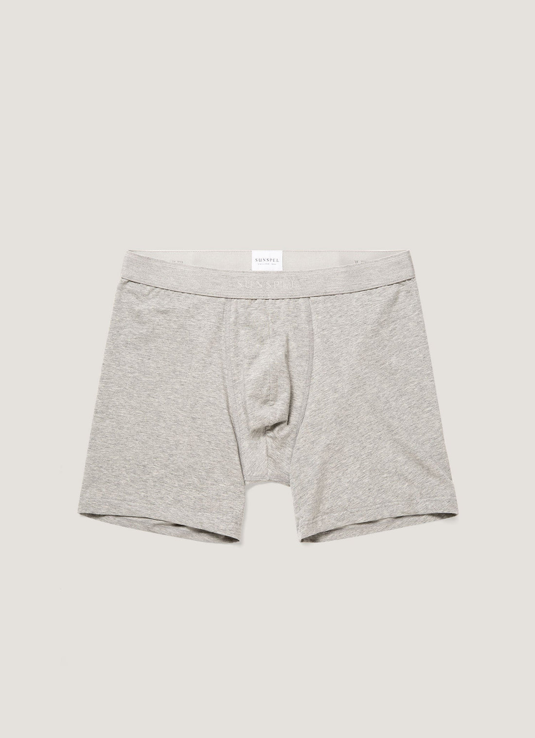 Boxer long en coton stretch