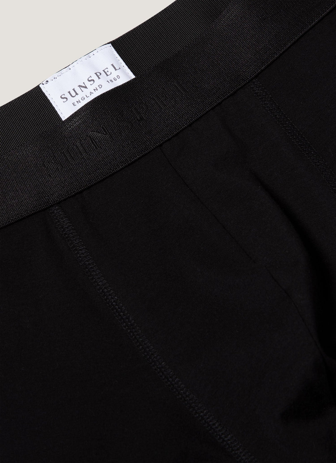 Men's Stetch Cotton Trunks in Black
