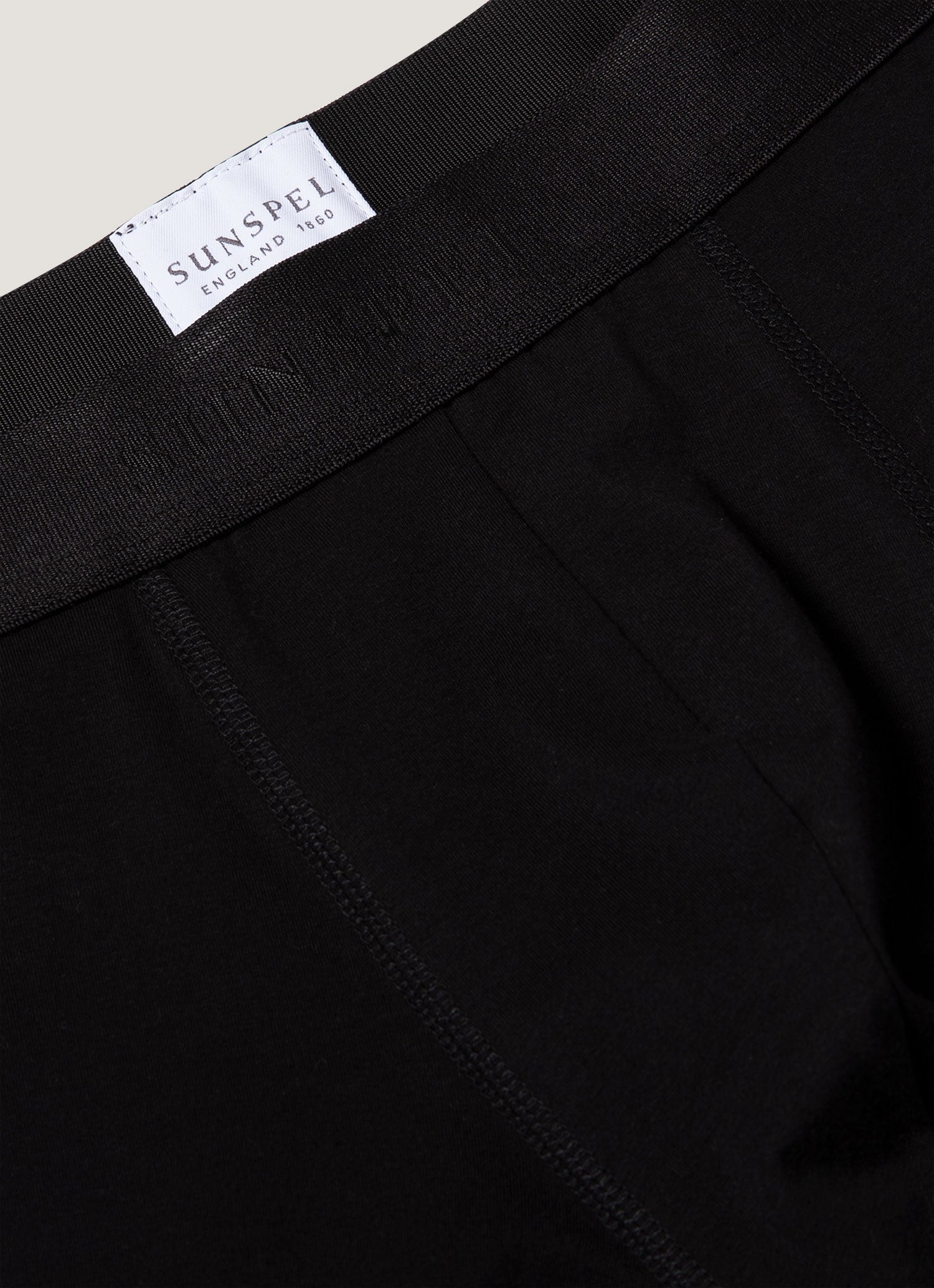 Men's Stetch Cotton Trunks in Black