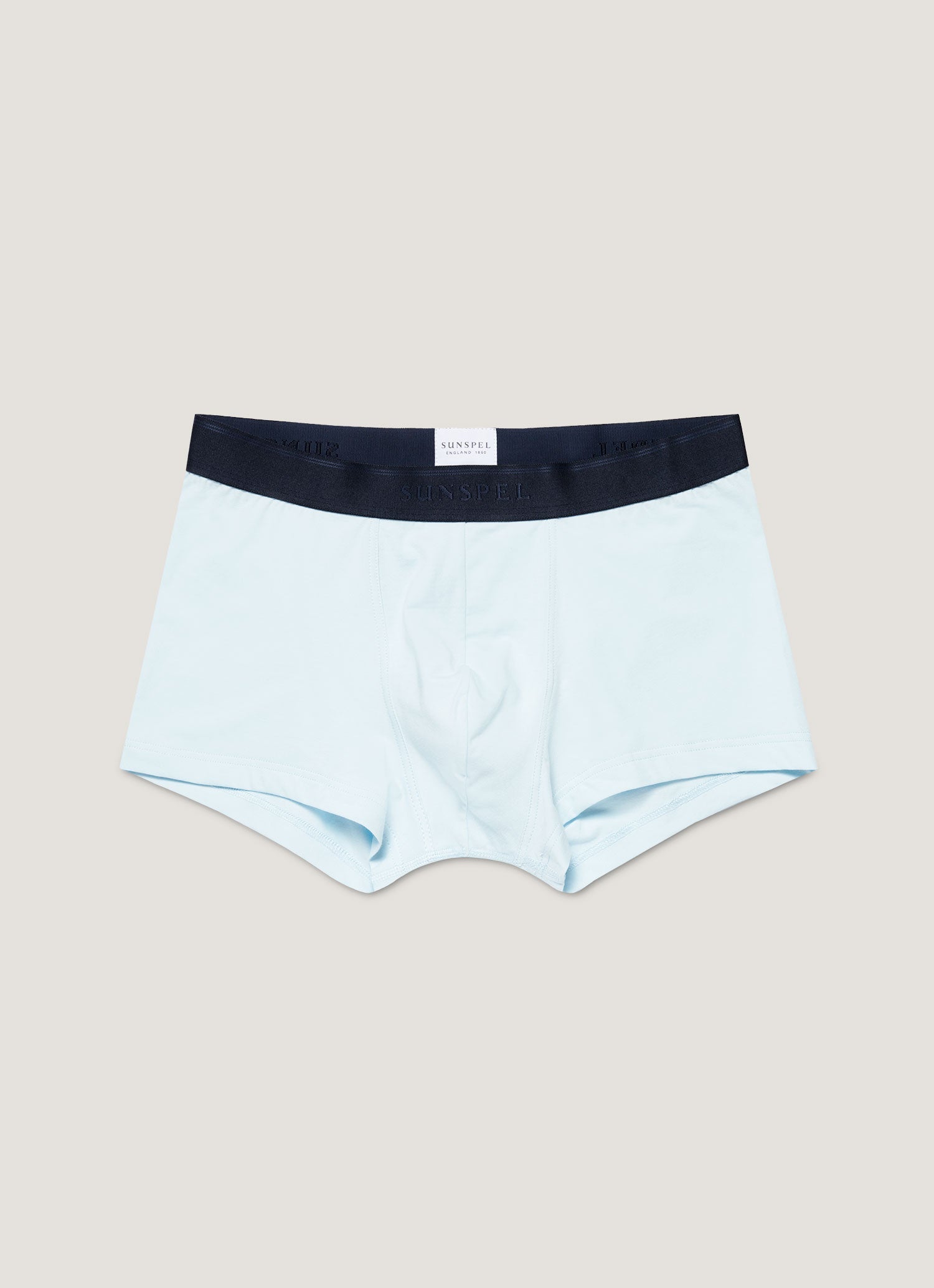 Men's Stetch Cotton Trunks in Light Blue