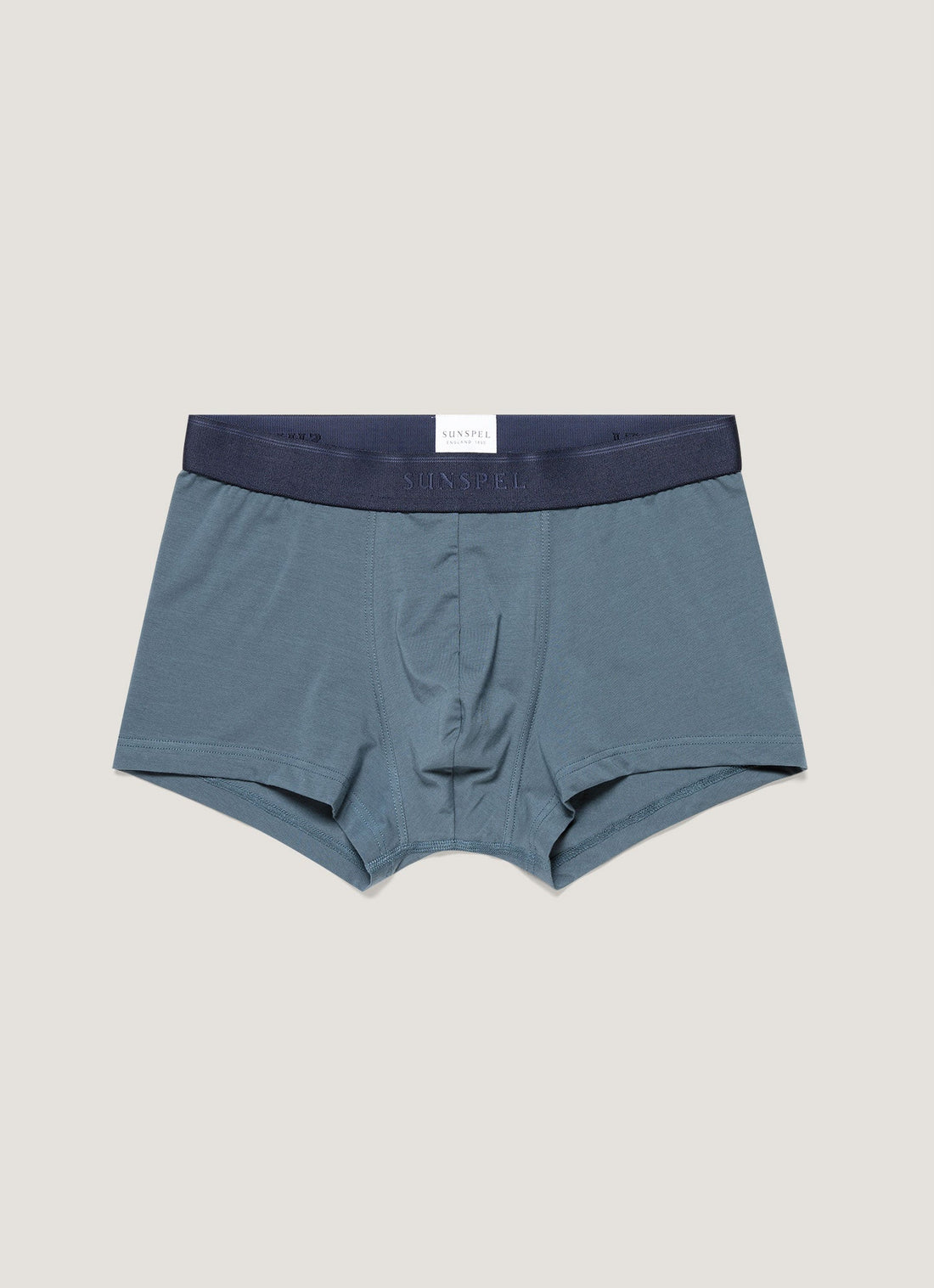 Men's Stetch Cotton Trunks in Dark Petrol