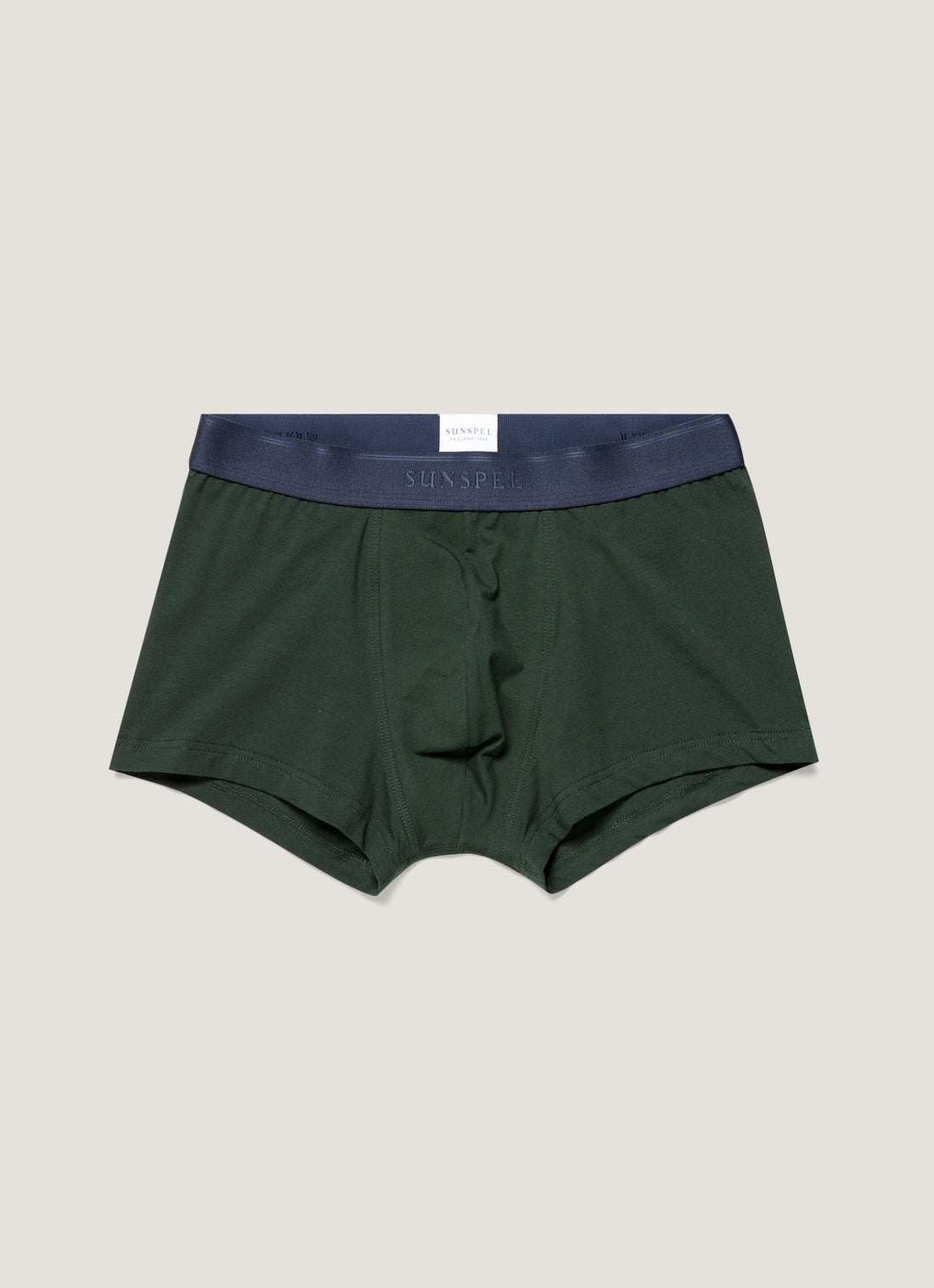 Men's Stetch Cotton Trunks in Seaweed