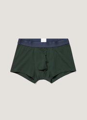 Men's Stetch Cotton Trunks in Seaweed