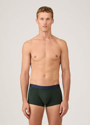 Men's Stetch Cotton Trunks in Seaweed