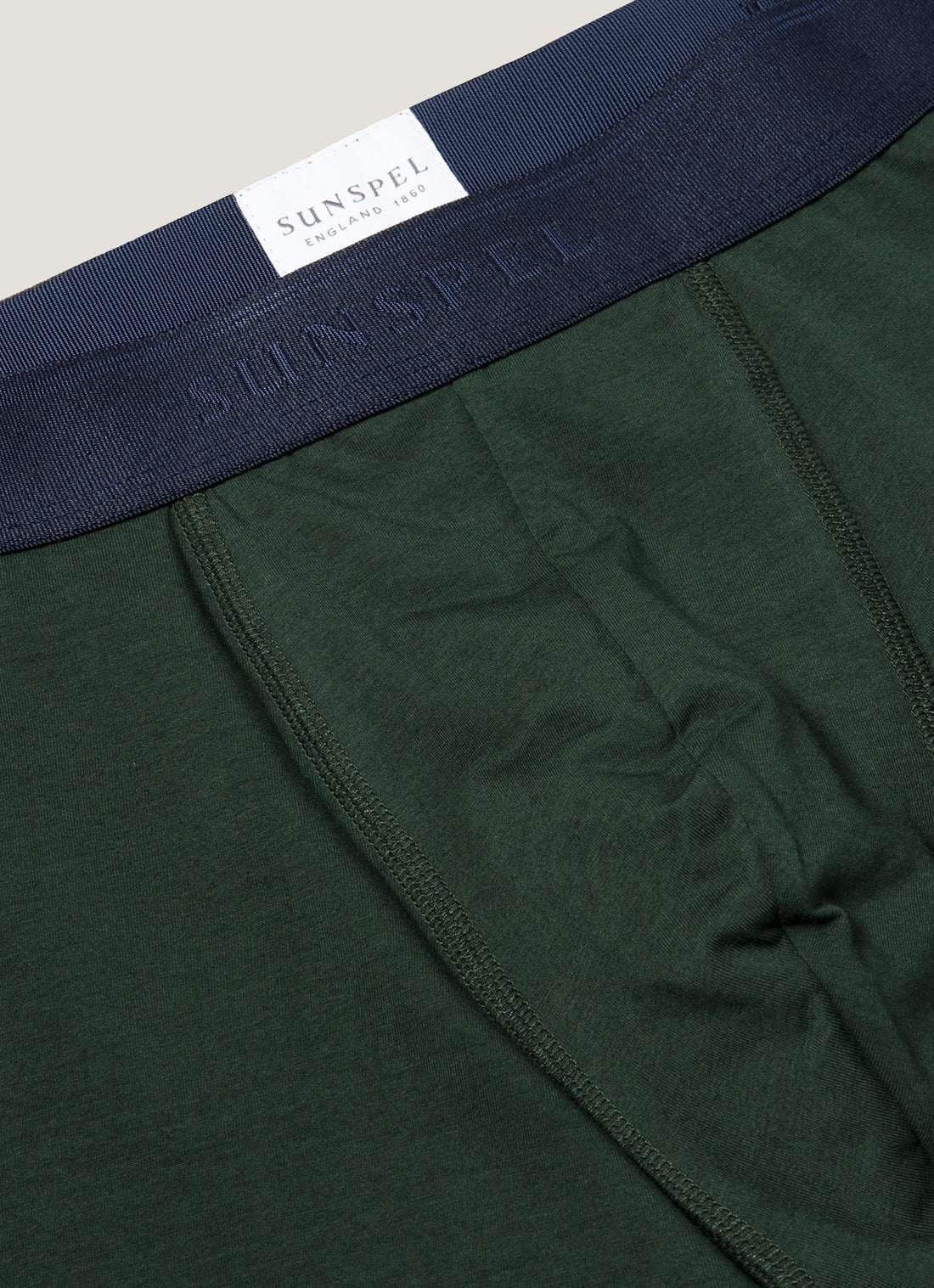 Men's Stetch Cotton Trunks in Seaweed