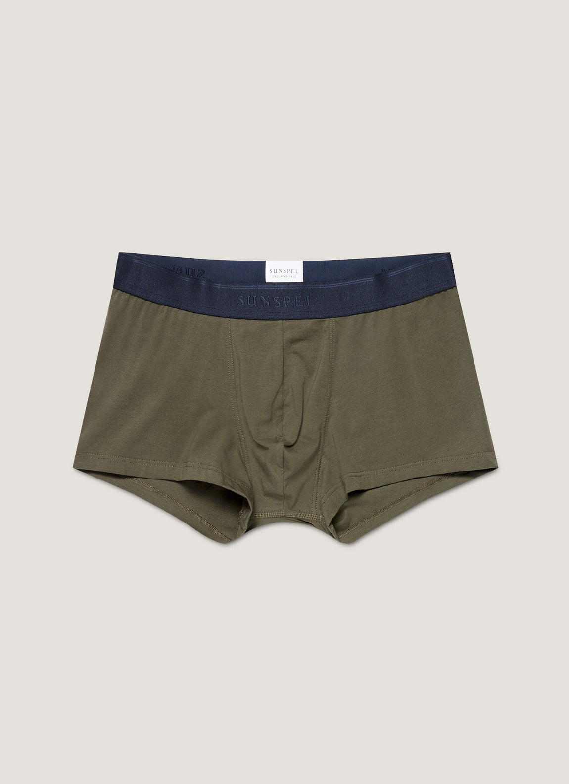Men's Stetch Cotton Trunks in Khaki