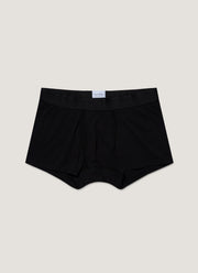 Men's Superfine Cotton Trunks in Black