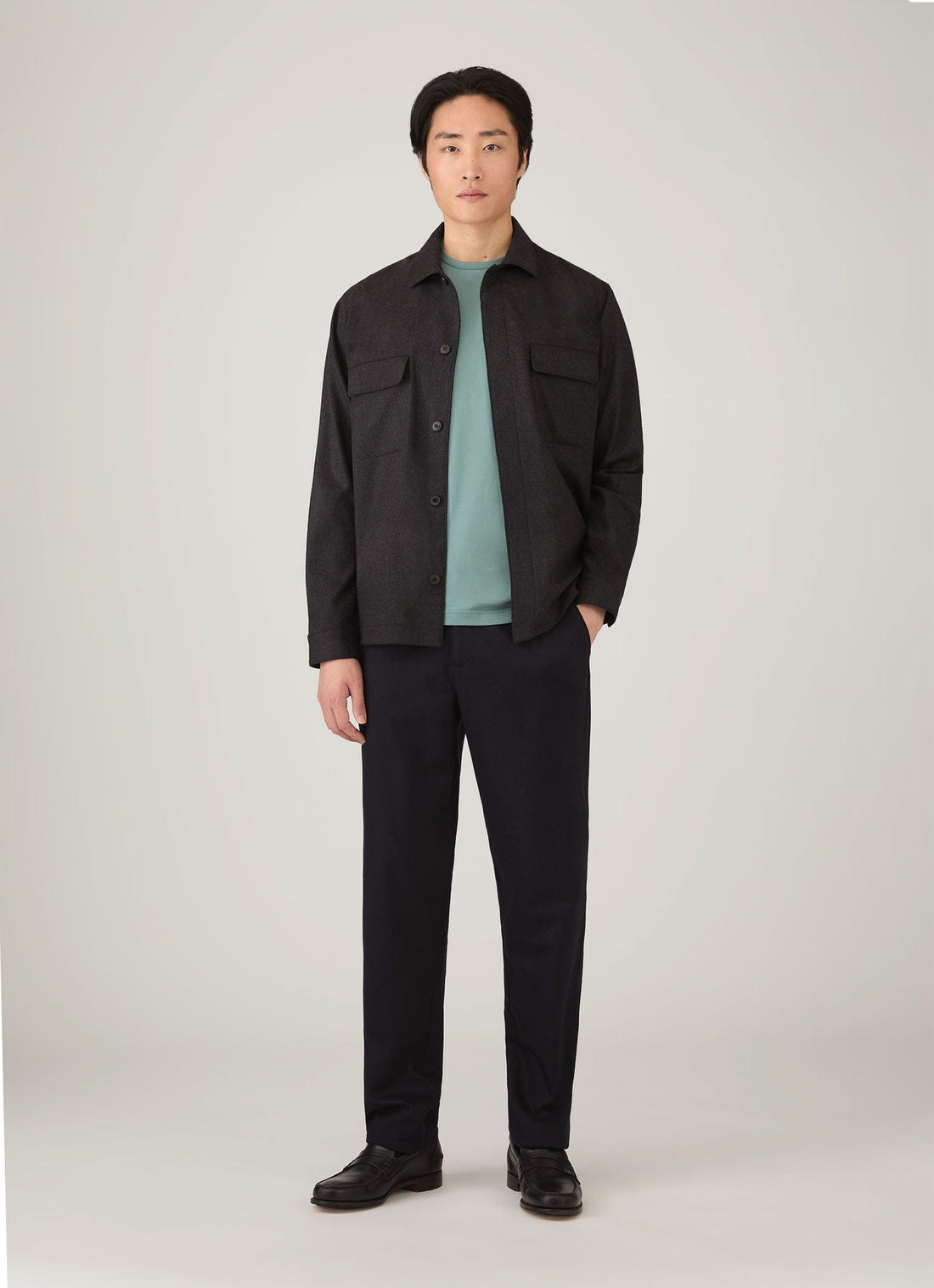 Men's Classic T-shirt in Steel Green