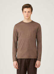 Men's Long Sleeve Classic T-shirt in Bark
