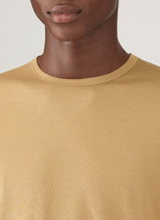 Men's Long Sleeve Classic T-shirt in Tan