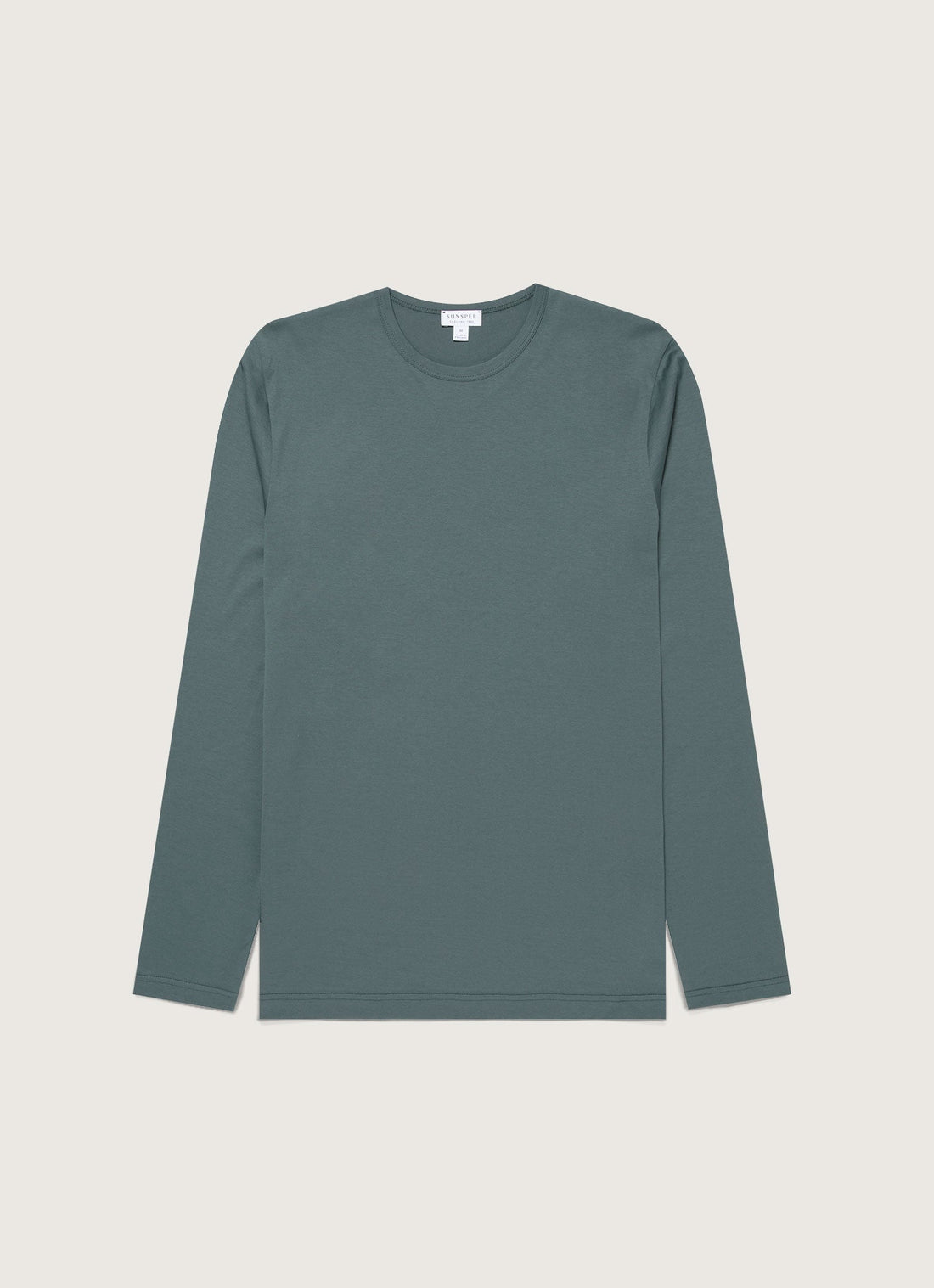 Men's Long Sleeve Classic T-shirt in Dark Petrol