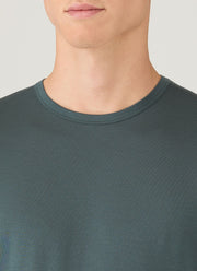 Men's Long Sleeve Classic T-shirt in Dark Petrol