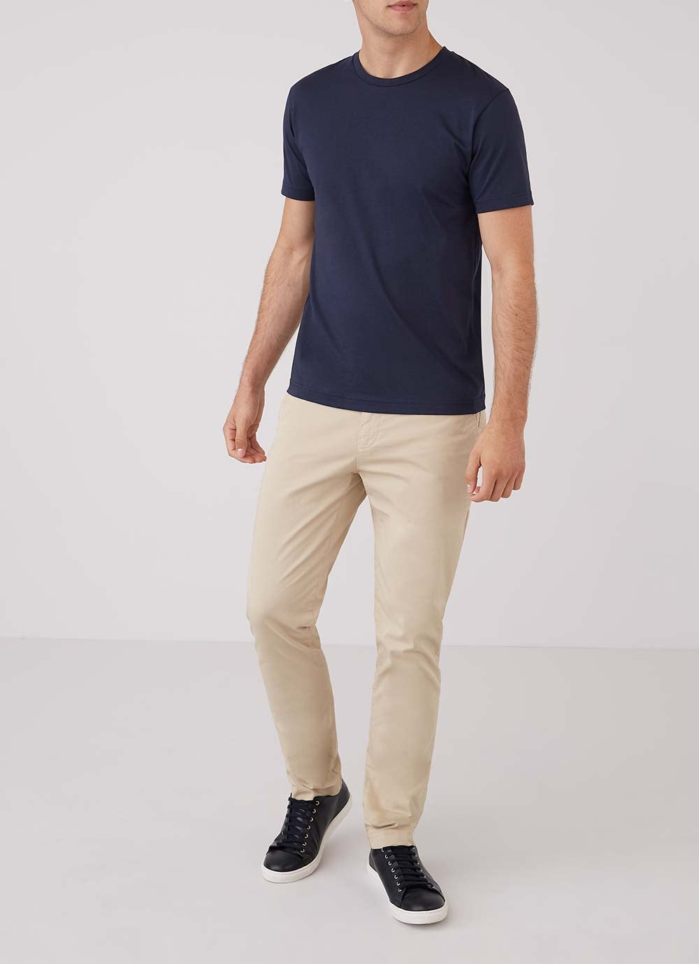 Men's Organic Cotton Riviera T-shirt in Navy in Navy